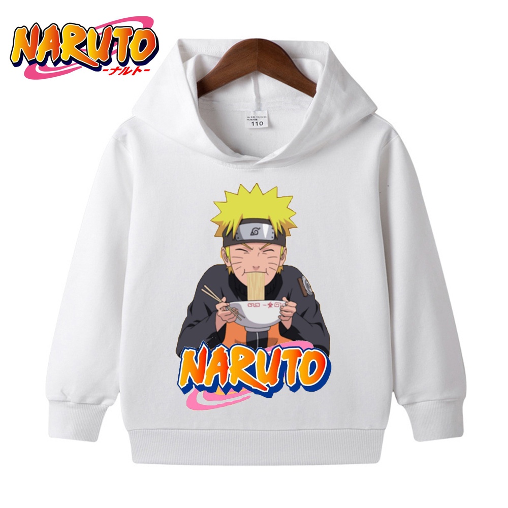 Áo hoodie In Hình naruto Thời Trang Mùa Thu 2023 Dành Cho Bé Trai 4t-14 Tuổi