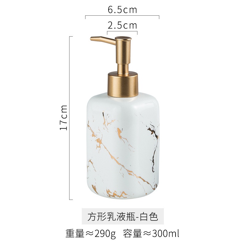 Decor Gia Đình "Bình Đựng Sữa Tắm" dầu gội, Bình đựng nước rửa tay 300ml