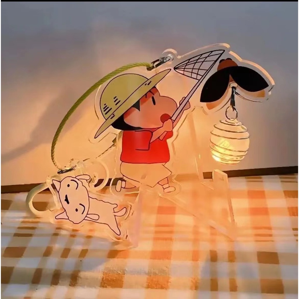 Hoạt Hình Móc Khóa Hình Cậu Bé Bút Chì shin-chan Phát Sáng Độc Đáo