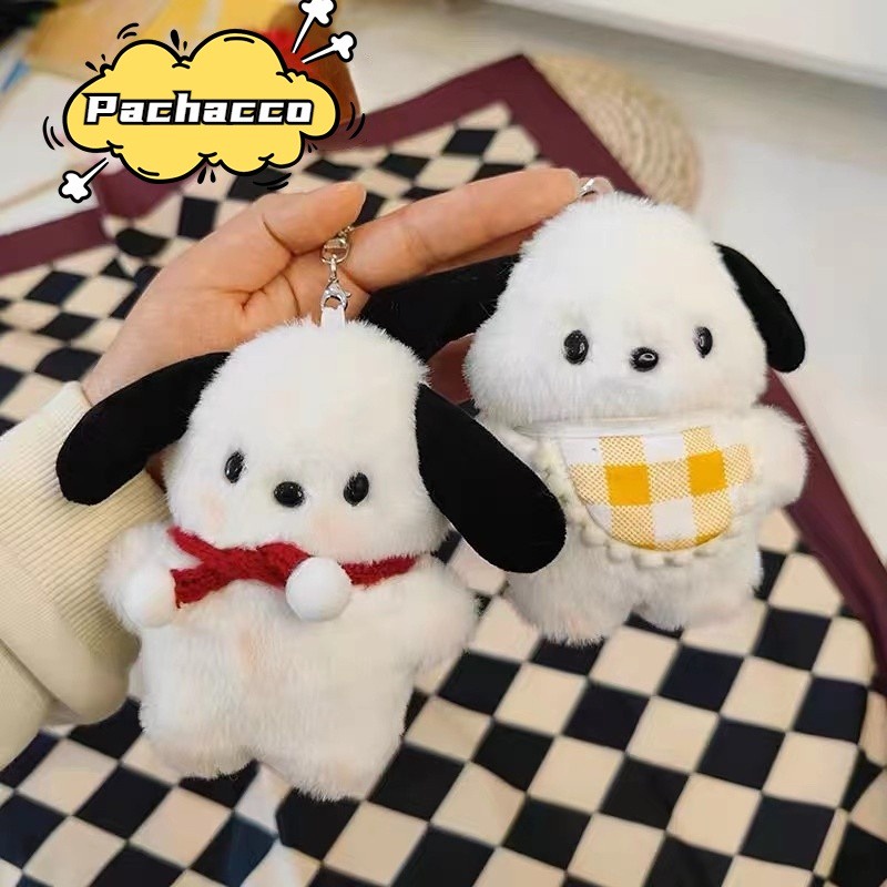 SANRIO Pochacco Móc Khóa Hình Chú Chó pacha Nhồi Bông Đáng Yêu