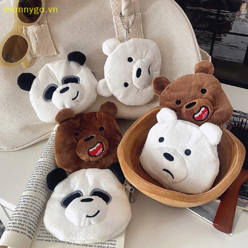 Ví Đựng Tiền Xu Hình Gấu Bông monnygo Dễ Thương