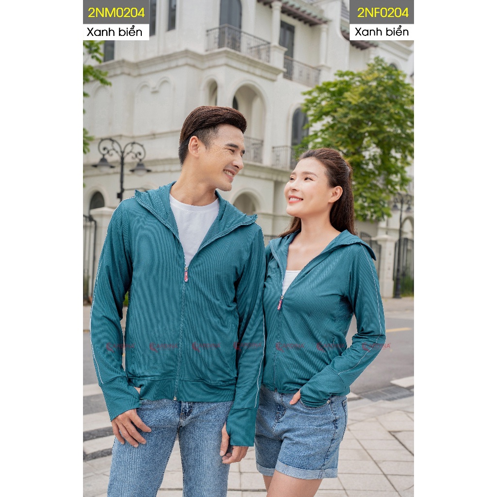 Áo chống nắng nam 𝗖𝗔𝗥𝗗𝗜𝗡𝗔 2 lớp chất thun lạnh cao cấp viền thể thao chống tia UV , Áo khoác phong cách 2NM02.