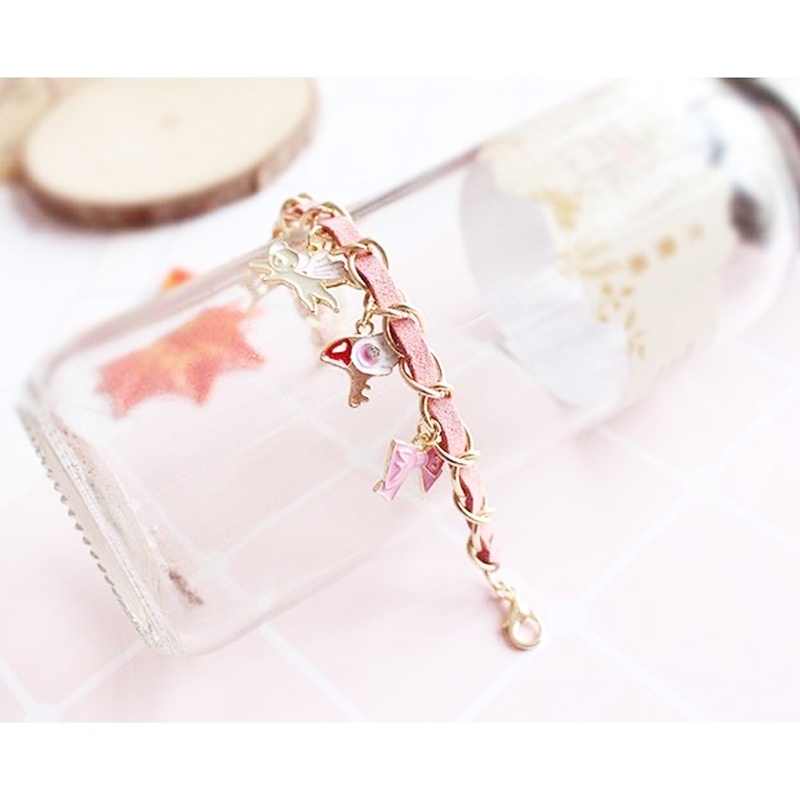 Vòng Tay Hóa Trang Nhân Vật Thủ Lĩnh Thẻ Bài kinomoto sakura Dễ Thương