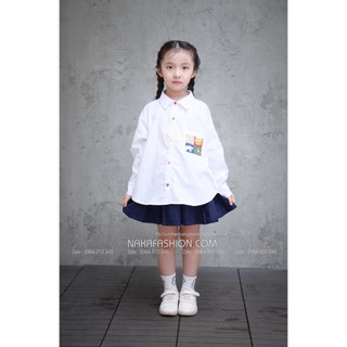 [Có sẵn] [Ảnh thật] Áo Sơ Mi Milky - MSP 2739