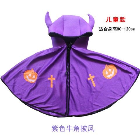 Áo Choàng Hóa Trang halloween Hình Bí Ngô Dành Cho Bé Trai Và Bé Gái