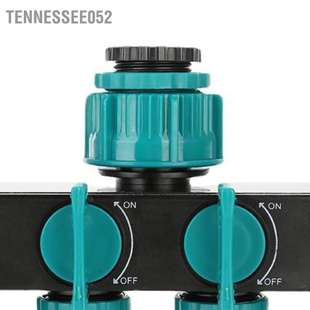 Tennessee052 4 Bộ Chia Nước Tưới Vườn Cây Adapter Đầu Nối Ống Cho Sân Bãi Cỏ Bảo Trì Châu Âu Vòi