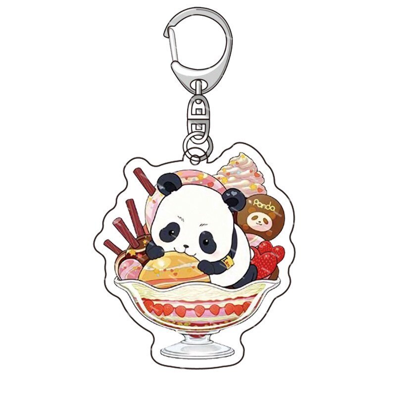 Móc khoá Anime Jujutsu Kaisen Gojo Geto Itadori Sukuna Toji in 2 mặt rõ nét nhựa Acrylic Phụ kiện trang trí chibi cute