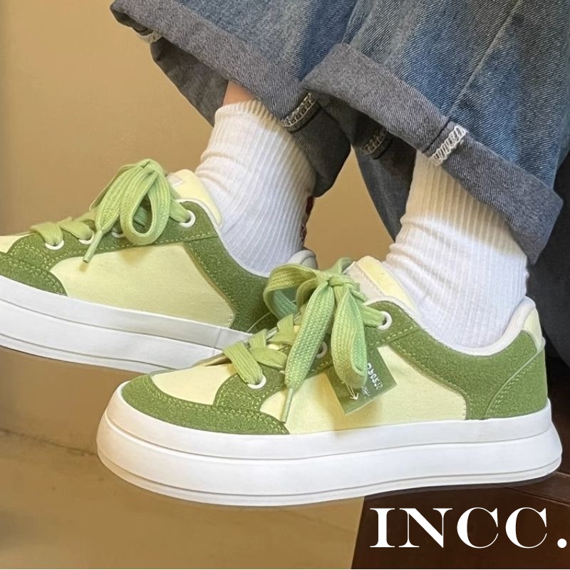 Giày thể thao nữ JIBEIS JIBEISI FYD2390VW7 37Z230912 đáy dày thoáng khí xu hướng thời trang mới 2023