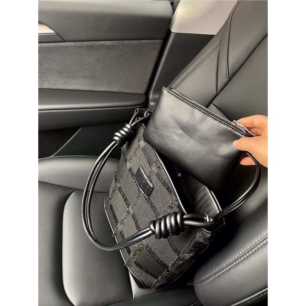 Túi tote Đeo Vai / Xách Tay Một Bên Vai Tua Rua Sức Chứa Lớn Phong Cách Thời Trang Mới 2023 Dành Cho Bạn Nữ