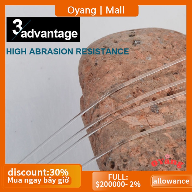 1 Cuộn Dây Câu Cá 100m ftk Siêu Bền Chắc Chống Mài Mòn