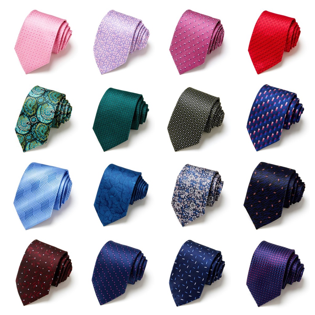 Cà Vạt Họa Tiết Kẻ Sọc 8cm Thời Trang Lịch Lãm Cho Nam