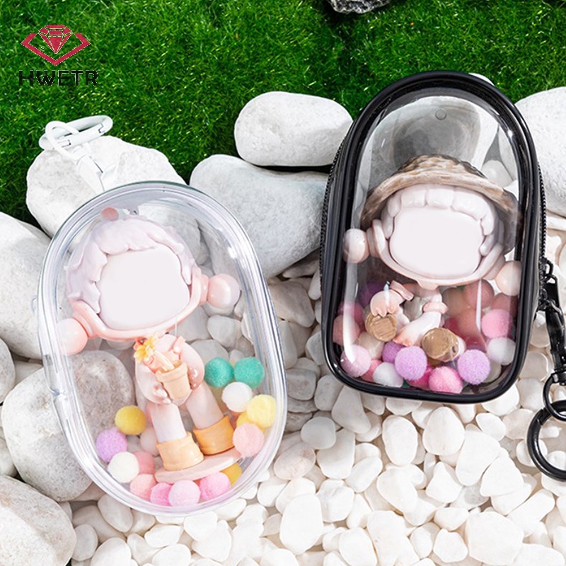 Túi pvc pvc Trong Suốt Đựng Búp Bê Hoạt Hình Nhồi Bông Trong Suốt Mới