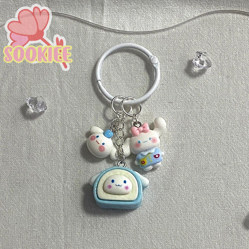 Móc Chìa Khóa / Balo / Túi Xách Họa Tiết Hoạt Hình Dễ Thương Sáng Tạo Phong Cách ins