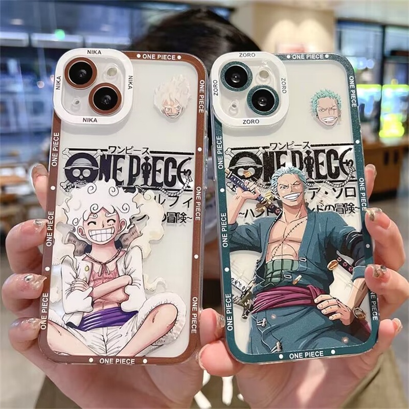 One Ốp Điện Thoại Mềm Trong Suốt Hình luffy zoro Cho iphone 14 pro max 14 plus 11 12 13 pro max 6 6s 7 8 plus xs max xr se 2022
