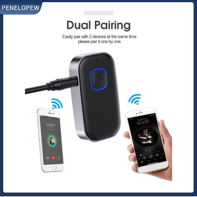 Hw Thiết Bị Nhận Tín Hiệu Âm Thanh bluetooth 5.0 j23 2 Trong 1 Và Phụ Kiện