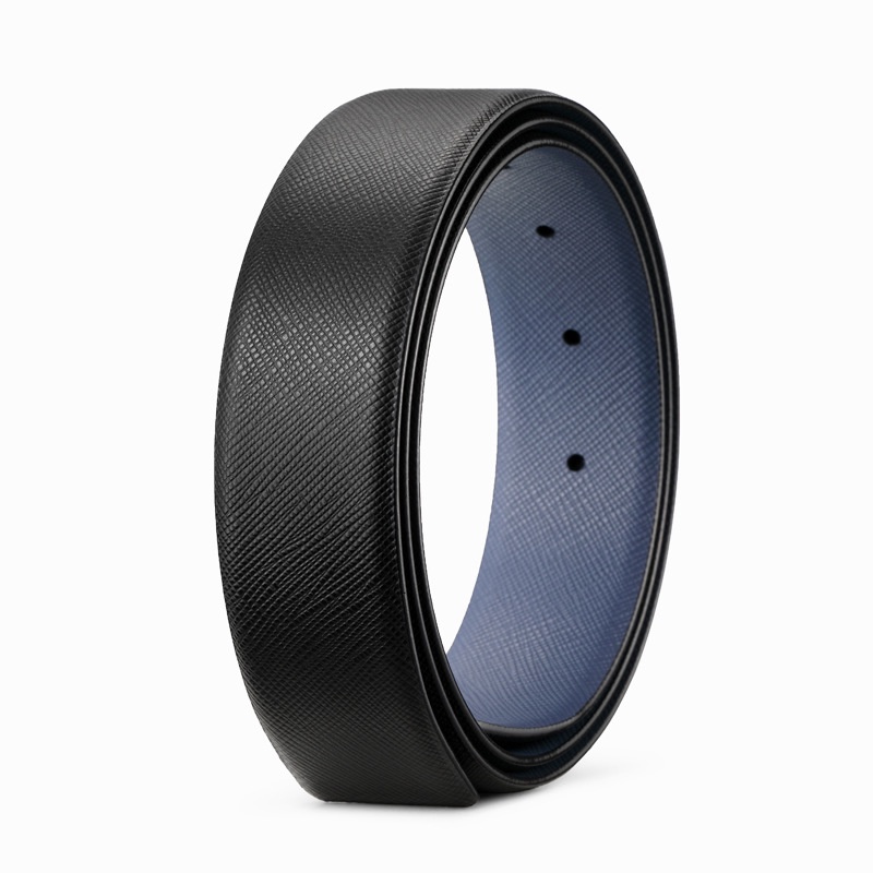 Thắt Lưng Da Bò Không Đầu Đục Lỗ 8 Nhân Vật Đầu Tiên Cho Nam