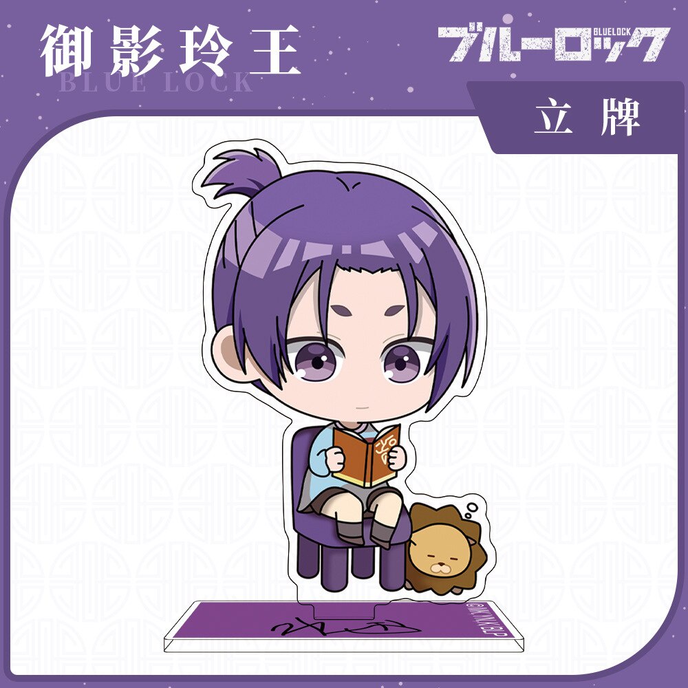 Mô hình Standee chibi Anime BLUE LOCK tượng acrylic anime chibi mô hình trưng bày decor góc học tập để bàn