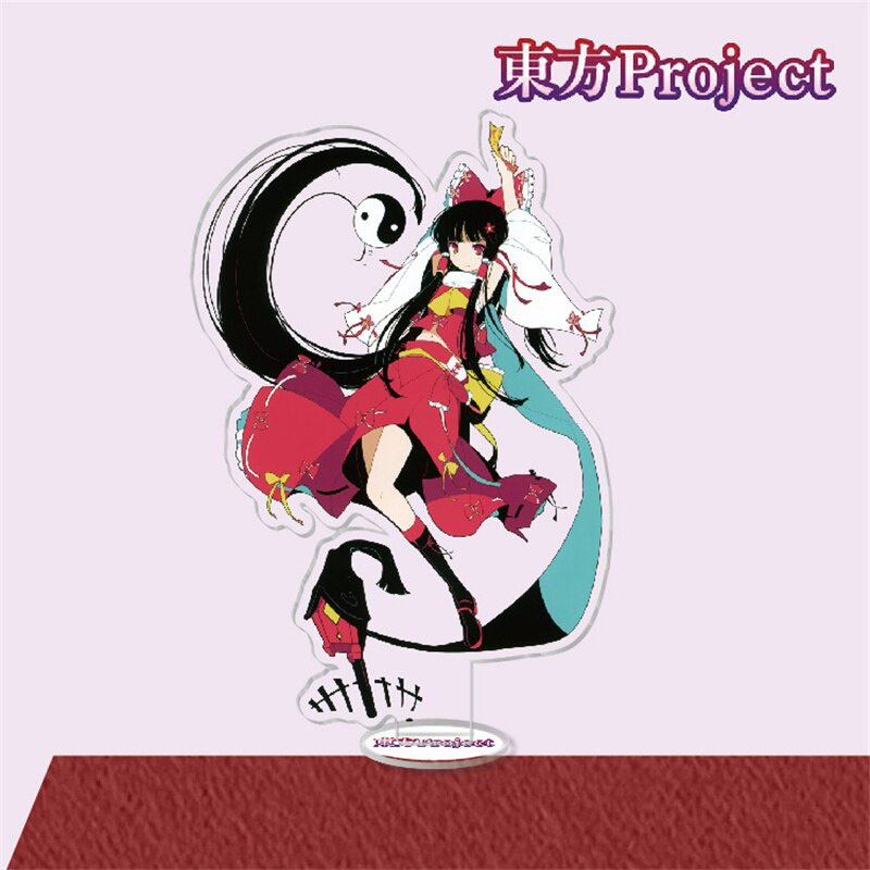 Mô hình Standee TouHou Project Collection Acrylic Hakurei Reimu Youmu Konpaku để bàn tượng nhựa acrylic trong suốt