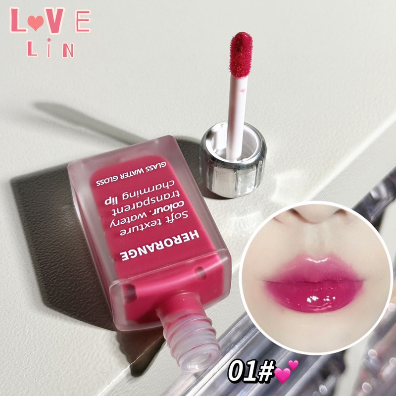 Son Bóng Nước Trái Cây ~ Son Bóng Nhẹ Nước Trái Cây Dưỡng Ẩm Màu Sắc Giá Rẻ Trang Điểm Tiệc Sinh Viên Cho Nữ