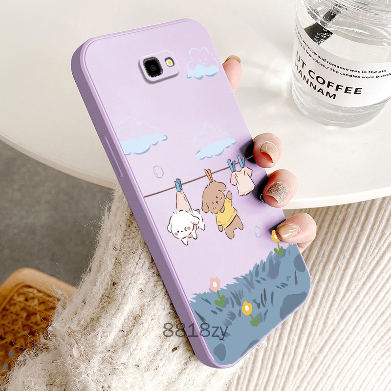 Ốp lưng Samsung j7 prime j5 prime j4 prime j4 plus Ốp Điện Thoại tpu silicone Mềm Chống Rơi Vỡ In Hình Dễ Thương Kèm Dây Đeo Cho Samsung j7 prime j5 prime j4 prime j4 plus