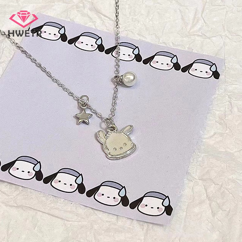 Vòng Cổ / Vòng Tay Mặt Hình Chú Chó pochacco Bằng Hợp Kim Thời Trang Cho Nữ