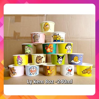 50 Ly kem 240 ml in hình ngẩu nhiên