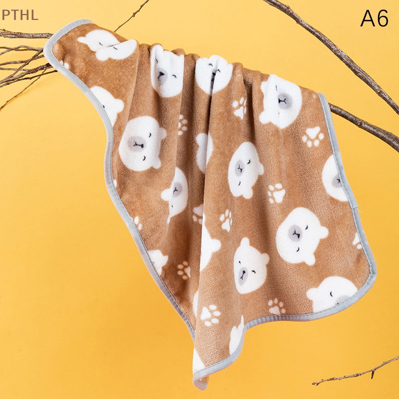 Chăn Bông Mỏng Mềm Mại Ấm Áp Thoáng Khí Dành Cho Thú Cưng Chó Mèo pt