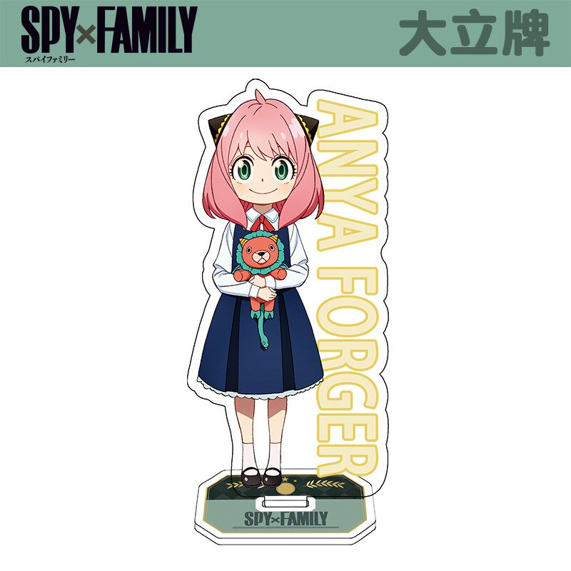 Mô hình Standee Popular Anime SPY X FAMILY Twilight Yor Forger Anya Forger để bàn tượng nhựa acrylic