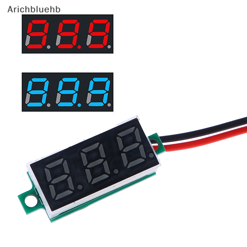 Vôn Kế Kỹ Thuật Số dc5-30v Màn Hình led 0.28 inch Cho Ô Tô