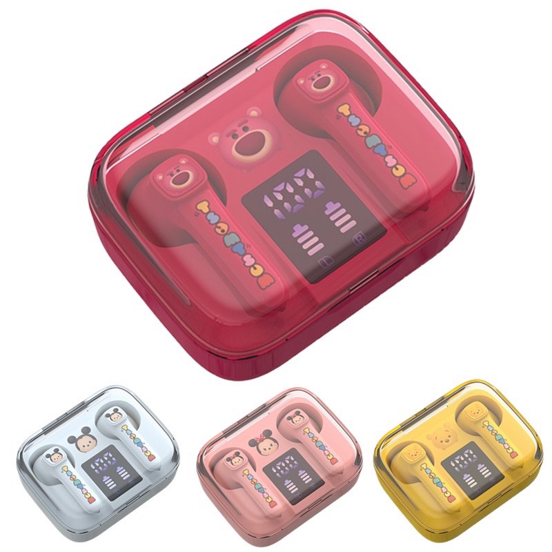 Tai Nghe Bluetooth Disney P66 Màn Hình Hiển Thị Pin, Không Dây Chống Ồn Tai Nghe Chơi Game HÀNG LOẠI 1
