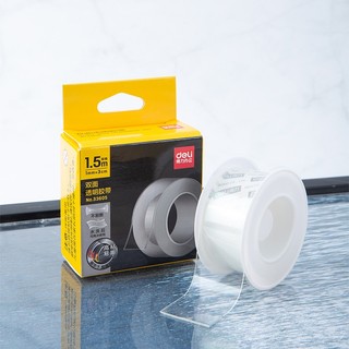 Băng Keo, Băng Dính Hai Mặt Trong Suốt Deli Băng Keo Siêu Dính Chống Nước, Nhiều Kích Cỡ - Thiết Bị Hỗ Trợ