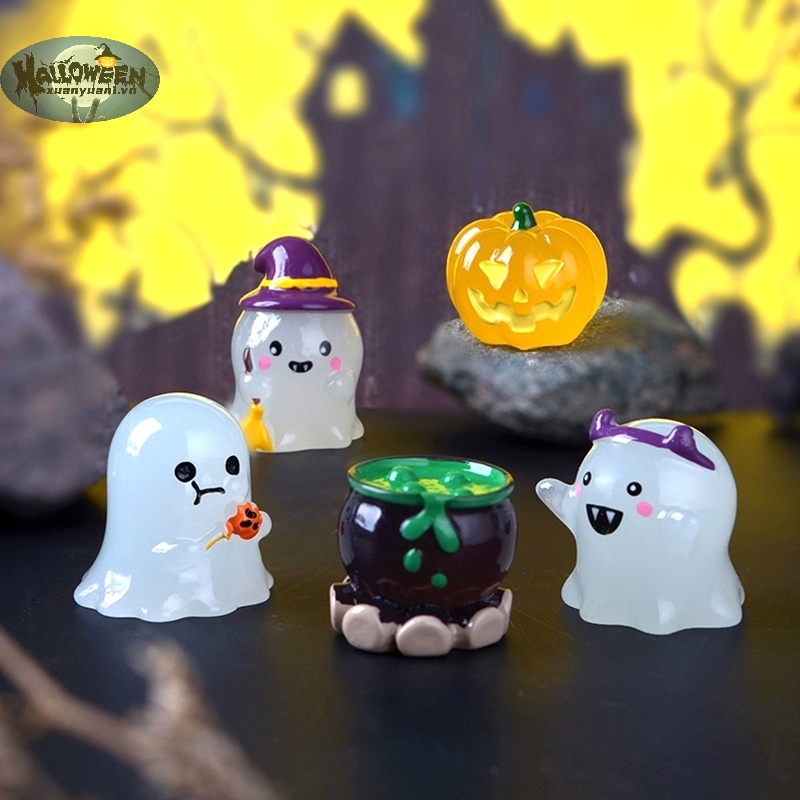 Set 6 Búp Bê Dạ Quang Dùng Để Trang Trí halloween vn