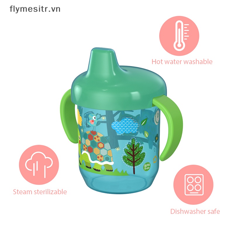 Bình Nước Mỏ Vịt Có Tay Cầm Chống Tràn Tiện Dụng Cho Bé