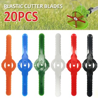 20X Plastic Lawn Mower Blades Garden Cordless Trimmer Cutting Blades Replacement