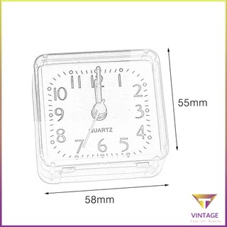Square Crystal Alarm Clock Watch Bedside Office Electronic [Z/5]