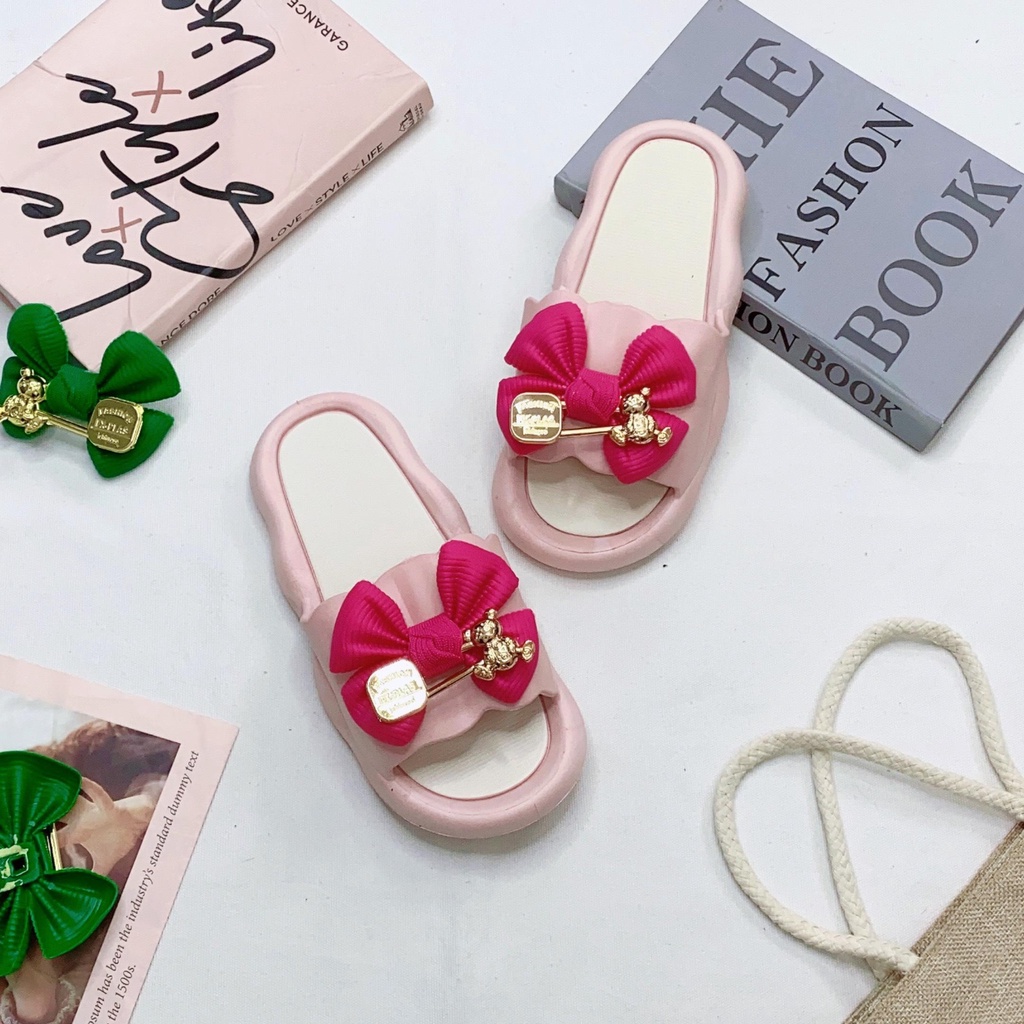 JY390-A4  - Dép Nữ Mới Đế Dày Chống Trơn Trượt Mùa Hè, Dễ Thương Êm Chân