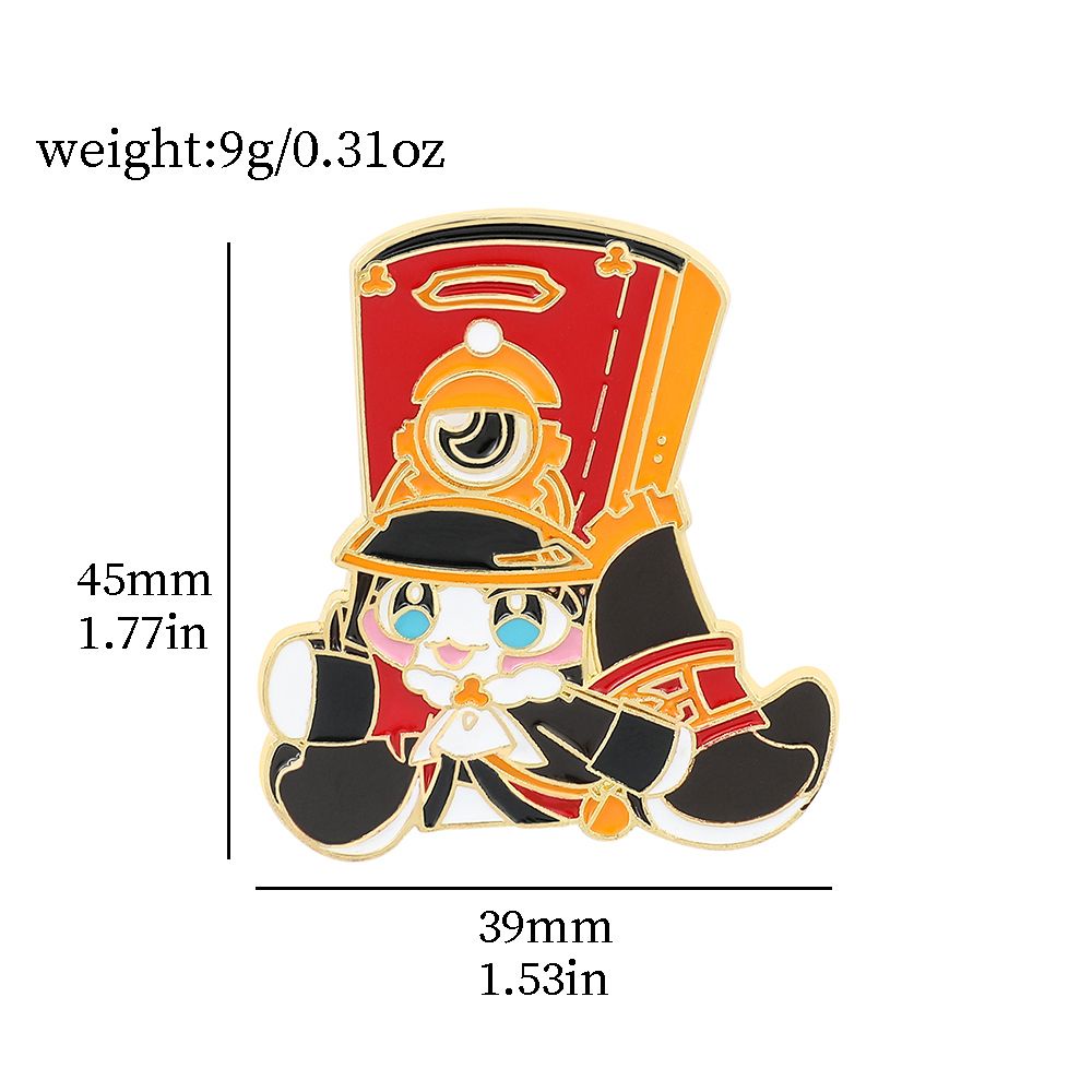 Honkai star rail Pam Ghim Cài Áo Kim Loại Hình Tháp Màu Đen Vỡ Bầu Trời Đầy Sao Trò Chơi merchandise Làm Quà Sinh Nhật Cho Bạn Gái