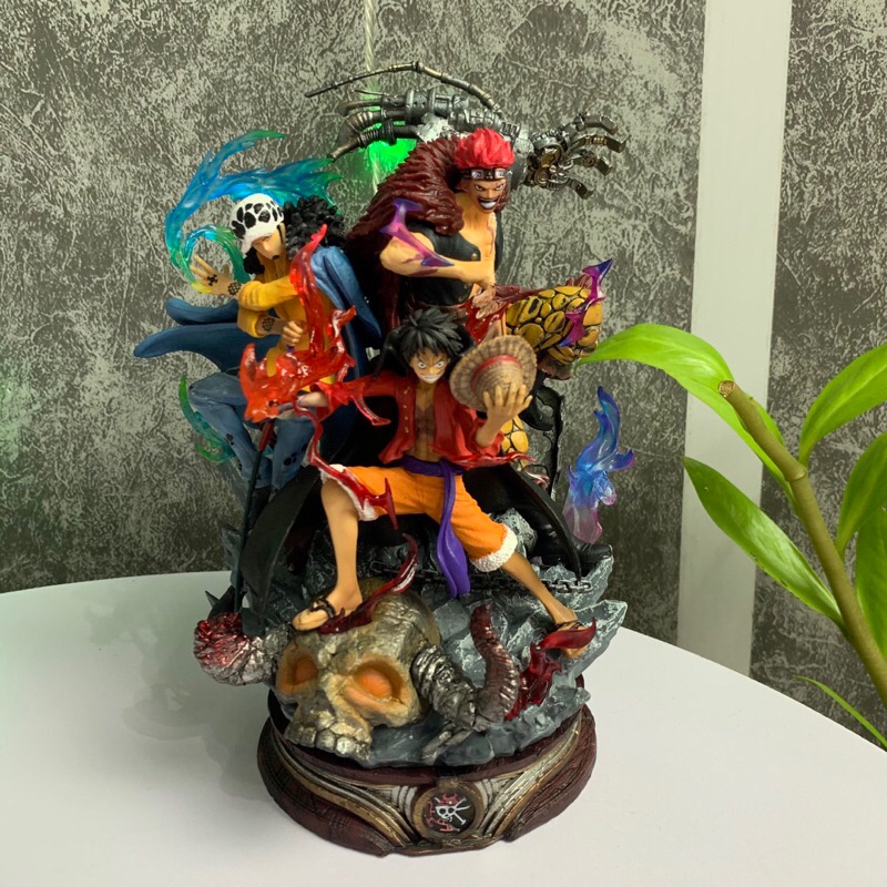 Mô hình - Bộ ba Siêu Tân Tinh Luffy - Kid - Law - One Piece