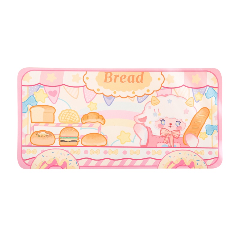 Thảm Lót Chuột 30cm * 60cm Chống Trượt Hình Cừu Hoạt Hình Dễ Thương