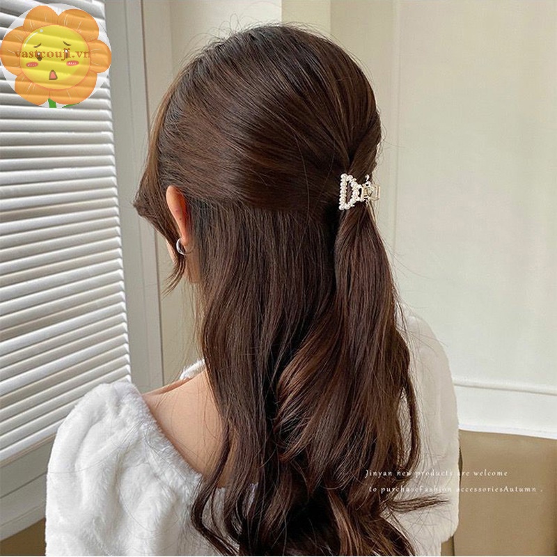 Kẹp Tóc Càng Cua mini Đính Đá Phong Cách retro Cho Nữ vn