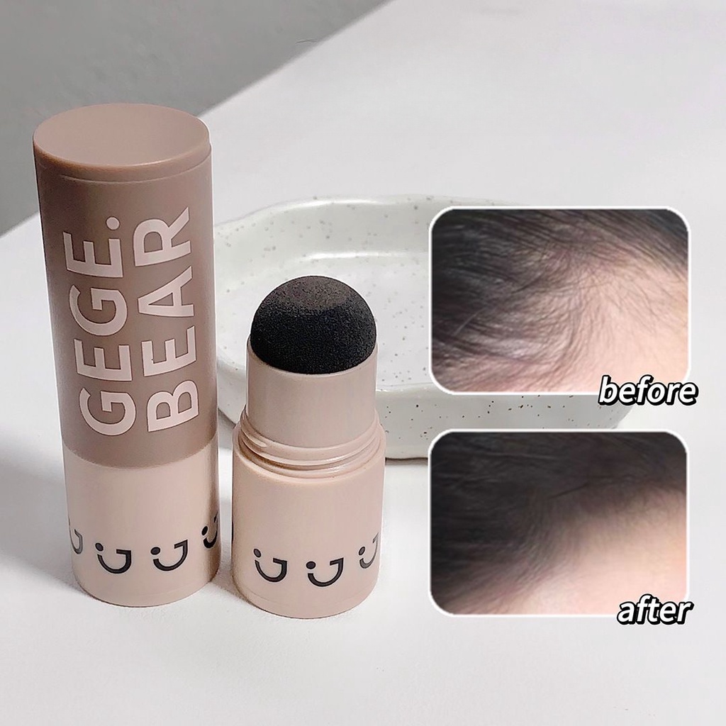 Gege bear Hairline Stick Chống thấm nước và chống mồ hôi Bột làm đầy chân tóc Phấn tạo khối