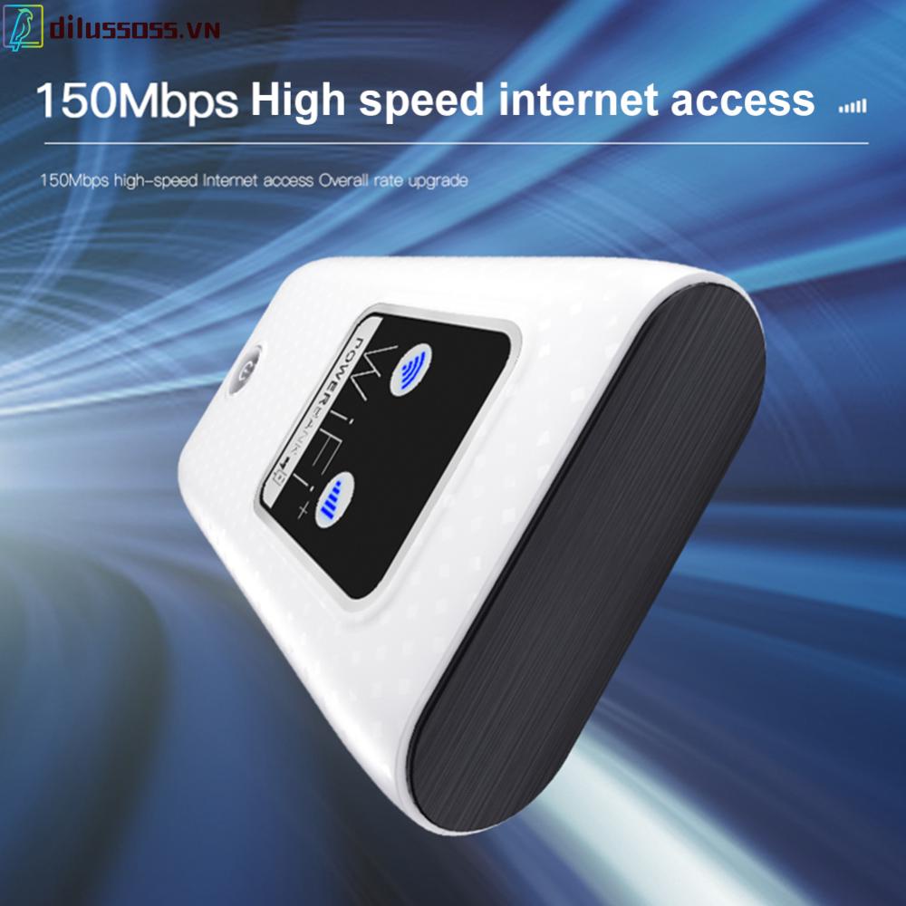 Máy Phát Wifi  4g lte router 150mbps mini Rouster Có Khe Thẻ sim Di Động Không Dây