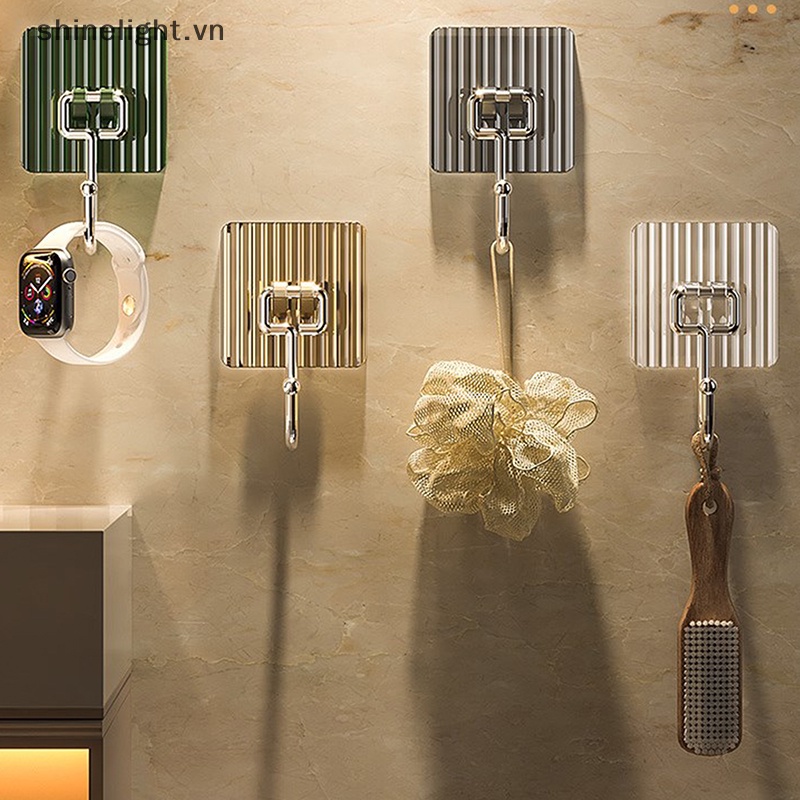 Móc Treo Khăn Tắm Dán Tường Bằng acrylic Siêu Dính Trang Trí Nhà Cửa
