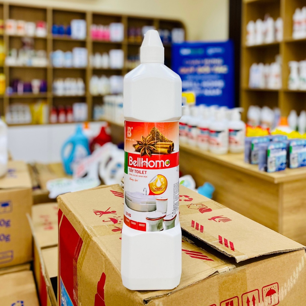 Tẩy Bồn Cầu Bell Home Hương Quế 1KG - Tẩy Toilet Công Nghệ Sinh Học Chiết Xuất Thiên Nhiên Sạch Khuẩn Mùi Thơm Dễ Chịu