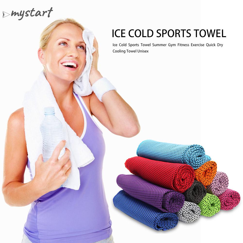Khăn Lạnh Thể Thao Nhanh Khô Dùng Khi Tập Thể Dục Ngoài Trời Vào Mùa Hè