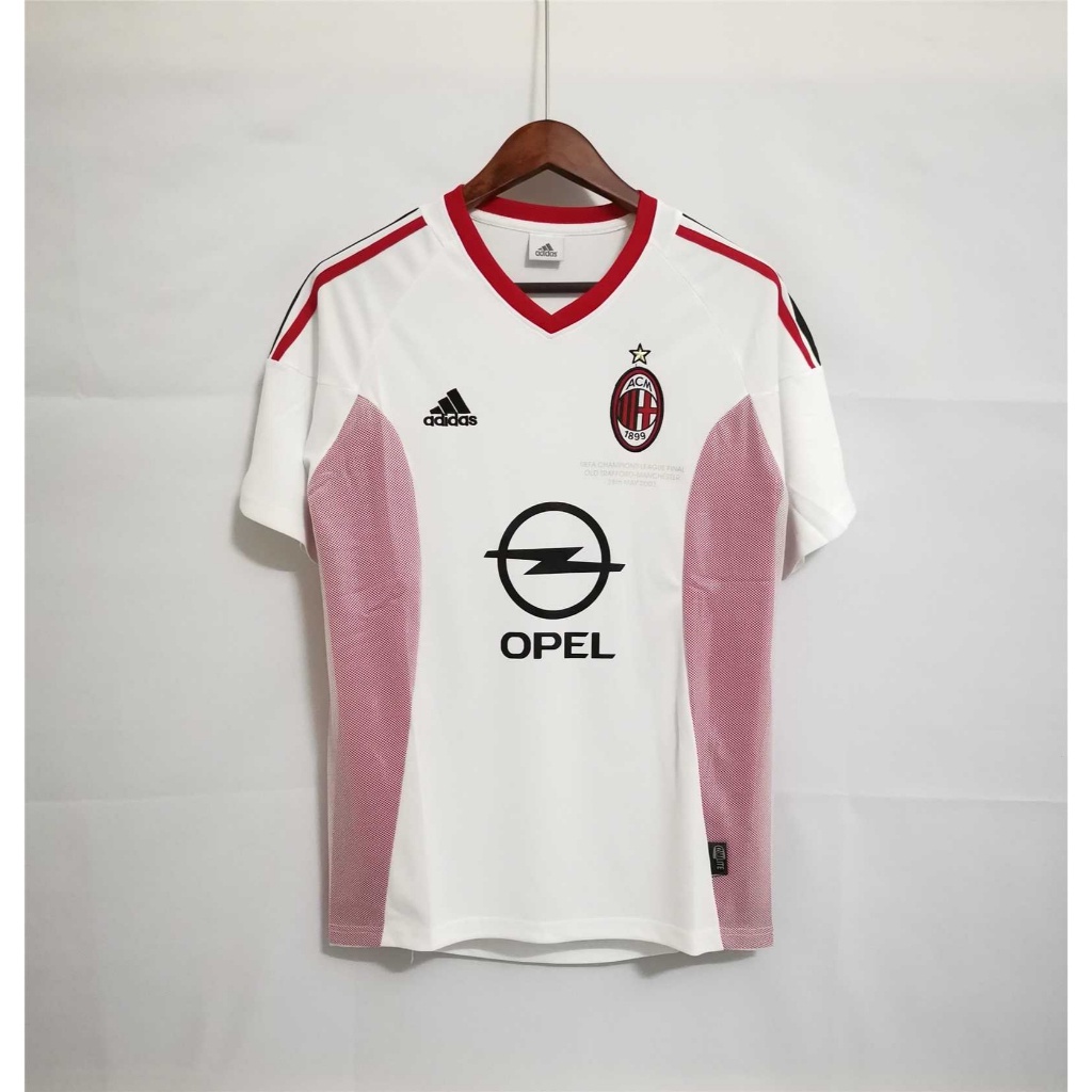 Áo Bóng Đá Chất Lượng Cao Phong Cách retro 2002-03 ac milan