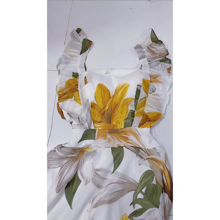 Đầm Maxi Voan Cánh Tiên Mùa Hè đẹp