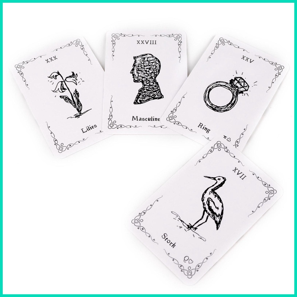 Bộ Bài tarot 36 Lá Phiên Bản Tiếng Anh Cho Người Mới Bắt Đầu