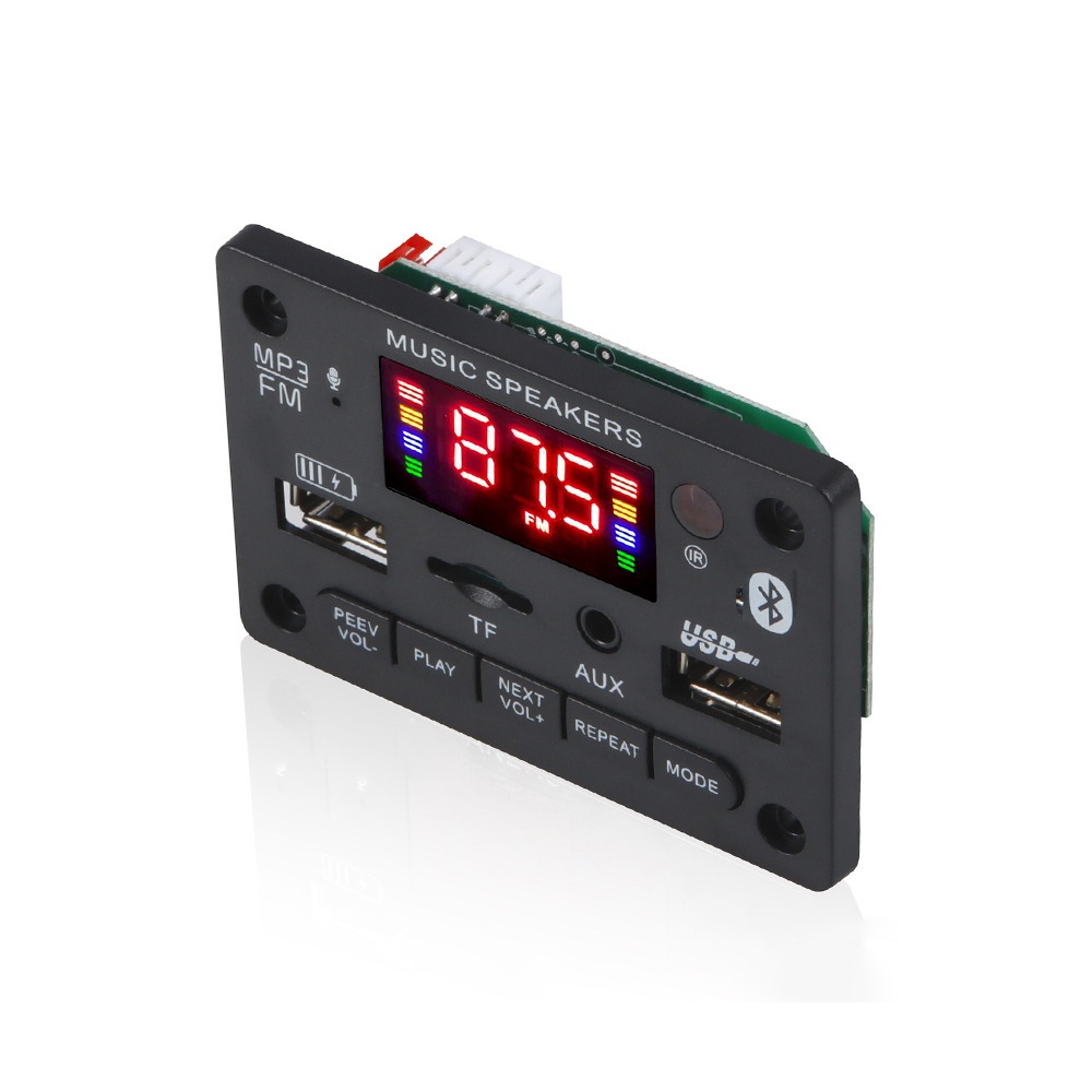 DIYMORE Bảng Mạch Giải Mã Âm Thanh dc 6v 12v bluetooth 5.0 usb aux sd fm