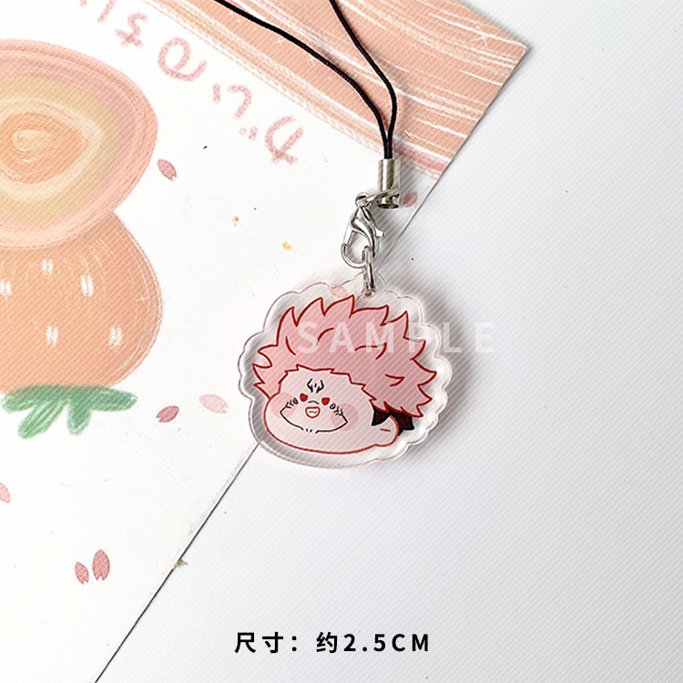 Chính tả Trở lại Ngoại vi Gojo Satoru Mặt dây chuyền điện thoại di động Nhật Bản Knotweed Móc khóa Fushiguro Megumi Mặt